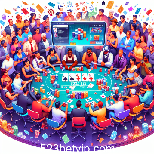 Poker Online na 523 Bet: Uma Experiência Inigualável de Jogo
